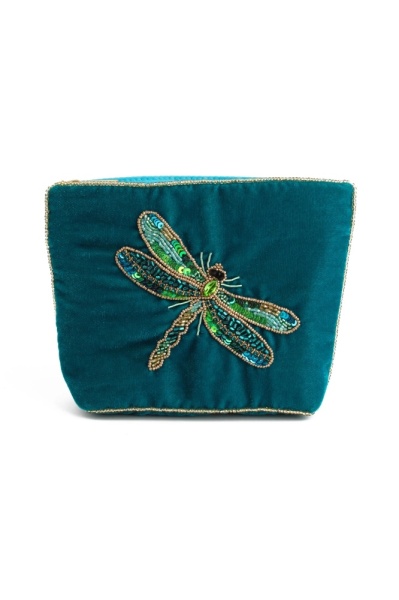 My Doris Blue Dragonfly Small Purse